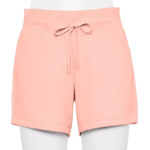 Tek Gear Women's Tek Gear Stretch Fleece Shorts, Size: Large, Light Pink