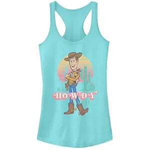 Sun Juniors' Fifth Sun Disney Pixar Toy Story 4 Hey Howdy Woody Sunset Tank, Girl's, Size: XXL, Blue