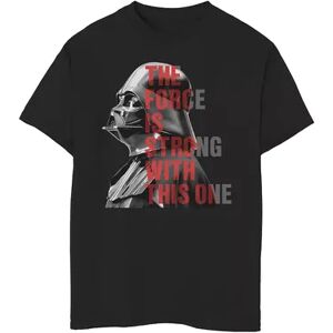 Licensed Character Boys 8-20 Star Wars Vader's Head Strong Graphic Tee, Boy's, Size: XL, Black