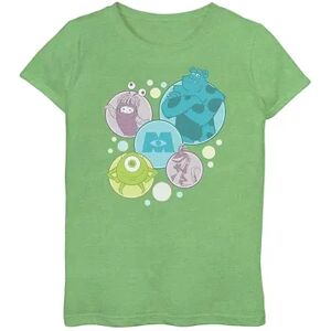 Licensed Character Girls 7-16 Disney / Pixar Monsters Inc. Character Bubbles Graphic Tee, Girl's, Size: Small, Green