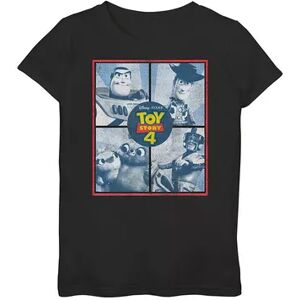 Licensed Character Girls 7-16 Disney / Pixar Toy Story 4 Panel Graphic Tee, Girl's, Size: XL, Black