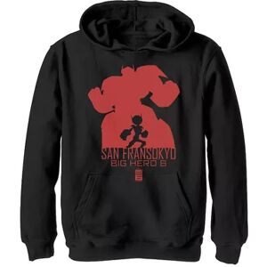 Disney s Big Hero 6 Boys 8-20 TV Series Baymax Shadow Graphic Hoodie, Boy's, Size: Small, Black