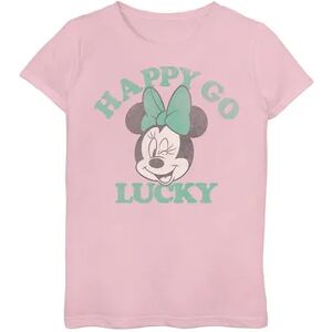 Disney s Mickey And Friends Girls 7-16 Happy Go Lucky Minnie Graphic Tee, Girl's, Size: XL, Pink