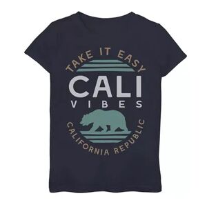 Licensed Character Girls 7-16 Fifth Sun Cali Vibes Bear Graphic Tee, Girl's, Size: XL, Blue