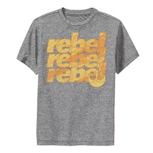 Star Wars Boys 8-20 Star Wars Orange Rebel Word Stack Performance Graphic Tee, Boy's, Size: XL, Grey