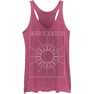 Unbranded Juniors' Moon Child Geometric Graphic Tank, Girl's, Size: XXL, Pink Ovrfl