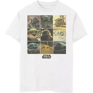 Licensed Character Boys 8-20 Star Wars The Child aka Baby Yoda Box Up Grid Graphic Tee, Boy's, Size: Small, White