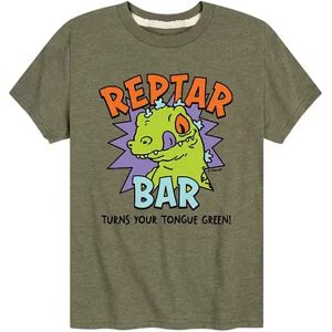 Nickelodeon Boys 8-20 Rugrats Reptar Bar Graphic Tee, Boy's, Size: Medium, Green