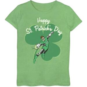 Licensed Character Girls 7-16 DC Comics St. Patrick's Day Green Lantern Shamrock Tee, Girl's, Size: Small