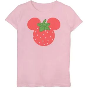 Girls 7-16 Disney Mickey Mouse Strawberry Head Graphic Tee, Girl's, Size: Medium, Pink