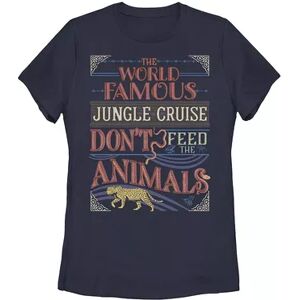 Licensed Character Disney's Jungle Cruise Event Poster Tee, Girl's, Size: Large, Blue