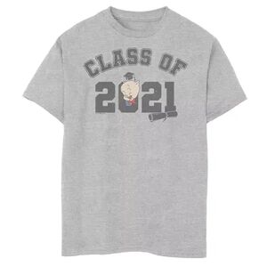 Licensed Character Boys 8-20 Looney Tunes Porky Pig Class Of 2021 Tee, Boy's, Size: XL, Grey