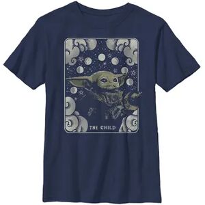 Star Wars Boys 8-20 Star Wars Child Galaxy Card Graphic Tee, Boy's, Size: Large, Blue