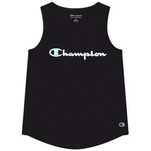 Champion Girls 7-16 Champion Camo Script Tank Top, Girl's, Size: XL, Black