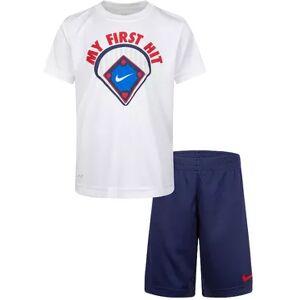 Boys 4-7 Nike Sports Graphic Tee & Shorts Set, Boy's, Blue