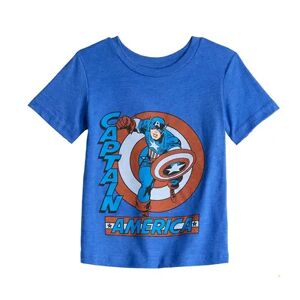 Jumping Beans Toddler Boy Jumping Beans Captain America Graphic Tee, Toddler Boy's, Size: 18 Months, Dark Blue