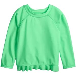 Jumping Beans Toddler Girl Jumping Beans Rash Guard, Toddler Girl's, Size: 2T, Lt Green