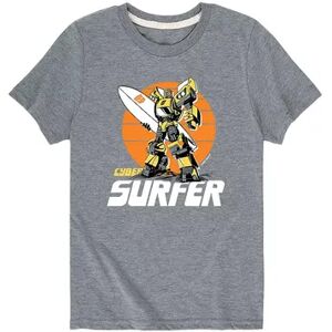 Licensed Character Boys 8-20 Transformers Cyber Surfer Graphic Tee, Boy's, Size: Small, Grey