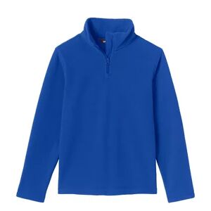 Lands' End Kids 2-20 Lands' End School Uniform Lightweight Fleece Quarter Zip Pullover, Boy's, Size: Large, Dark Blue