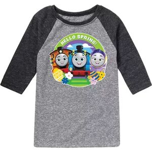 Licensed Character Boys 8-20 Thomas And Friends Spring Raglan Graphic Tee, Boy's, Size: Medium, Grey