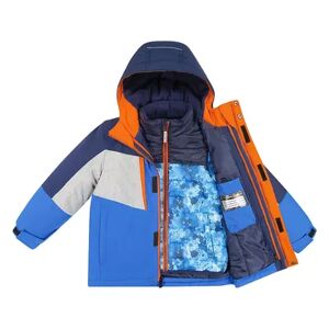 ZeroXposur Boys 4-20 ZeroXposur Tracker 3-in-1 Systems Heavyweight Jacket, Boy's, Size: Large (10/12), Blue