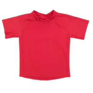 Leveret Kids Short Sleeve Rash Guard Red 3 Year, Infant Unisex, Size: 5T, Brt Red