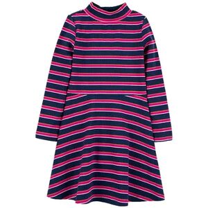 Girls 4-12 Carter's Striped Long-Sleeve Ribbed Dress, Girl's, Blue