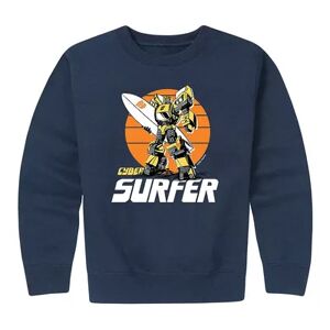 Licensed Character Boys 8-20 Transformers Cyber Surfer Graphic Fleece Sweatshirt, Boy's, Size: Small, Blue