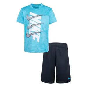 Boys 4-7 Nike Dri-FIT Swoosh Tee & Shorts Set, Boy's, Size: 6, Grey