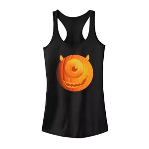 Licensed Character Juniors' Disney Pixar Monsters University Mike Wazowski Pumpkin Head Tank, Girl's, Size: XXL, Black