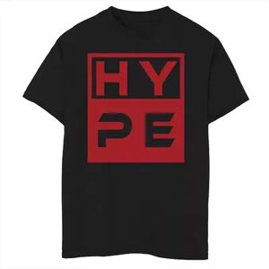 Unbranded Boys 8-20 Hype Letter Stack Graphic Tee, Boy's, Size: Medium, Black