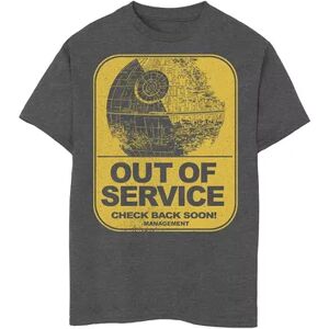 Boys 8-20 Star Wars Death Star Out Of Service Check Back Soon Graphic Tee, Boy's, Size: XL, Grey