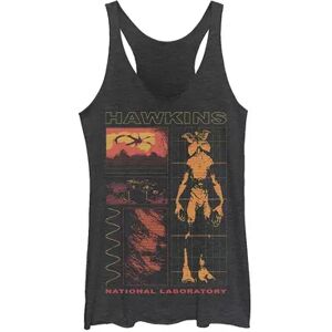 Licensed Character Juniors' Netflix Stranger Things Demogorgon Schematic Graphic Tank, Girl's, Size: Large, Oxford