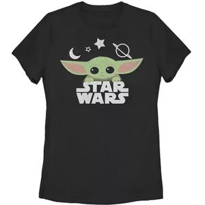 Licensed Character Juniors' Star Wars Star Child Portrait Tee, Girl's, Size: XL, Black