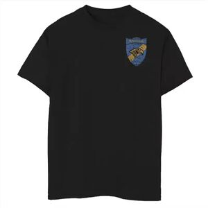 Harry Potter Boys 8-20 Harry Potter Ravenclaw Shield Left Chest Graphic Tee, Boy's, Size: Medium, Black