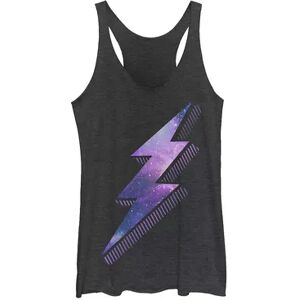 Unbranded Juniors' Purple Galaxy Lightning Bolt Tank Top, Girl's, Size: XL, Oxford