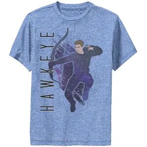 Boys 8-20 Marvel Avengers Endgame Hawkeye Galaxy Painted Performance Graphic Tee, Boy's, Size: Small, Med Blue