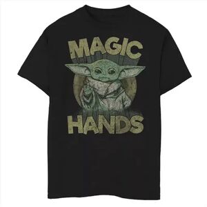 Boys 8-20 Star Wars The Child aka Baby Yoda Magic Hands Graphic Tee, Boy's, Size: Small, Black