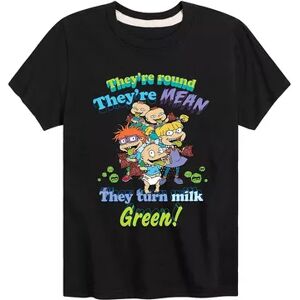 Nickelodeon Boys 8-20 Rugrats Reptar Bar Graphic Tee, Boy's, Size: Large, Black