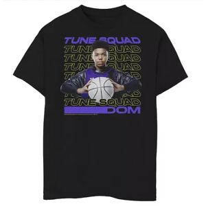 Licensed Character Boys 8-20 Space Jam 2 Dom Tune Squad Word Stack Portrait Graphic Tee, Boy's, Size: XL, Black