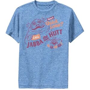 Star Wars Boys 8-20 Star Wars Jabba The Hutt Need A Quick Loan Graphic Tee, Boy's, Size: Large, Med Blue