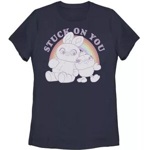 Licensed Character Disney / Pixar's Toy Story 4 Ducky & Bunny Stuck On You Tee, Girl's, Size: XL, Blue