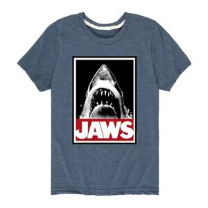 Licensed Character Boys 8-20 Jaws The Giant Poster Tee, Boy's, Size: Large, Blue