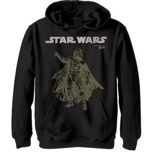 Licensed Character Boys 8-20 Star Wars Episode 4 Darth Vader Posed Portrait Hoodie, Boy's, Size: Small, Black