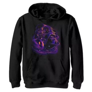 Licensed Character Boys 8-20 Star Wars Vibrant Darth Vader Head Hoodie, Boy's, Size: XL, Black