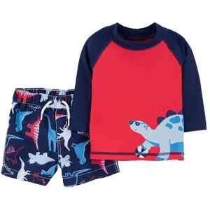 Carter's Baby Boy Carter's Dinosaur Rash Guard Top & Swim Trunks Set, Infant Boy's, Size: 9 Months