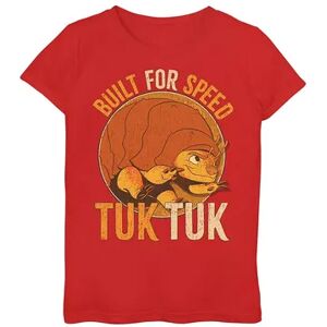 Disney Girls 7-16 Disney Raya And The Last Dragon Tuk Tuk Built For Speed Graphic Tee, Girl's, Size: Large, Red