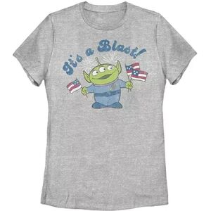 Licensed Character Disney / Pixar's Toy Story Aliens Juniors' It's A Blast! Fireworks Tee, Girl's, Size: Medium, Grey