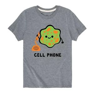 Licensed Character Boys 8-20 Cell Phone Graphic Tee, Boy's, Size: XL, Grey