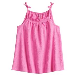 Toddler Girl Jumping Beans Bow Shoulder Strappy Swing Tank Top, Toddler Girl's, Size: 12 Months, Med Pink